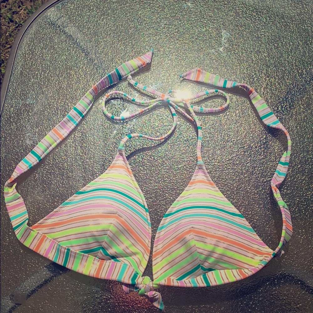 Victoria Secret multi color bikini top